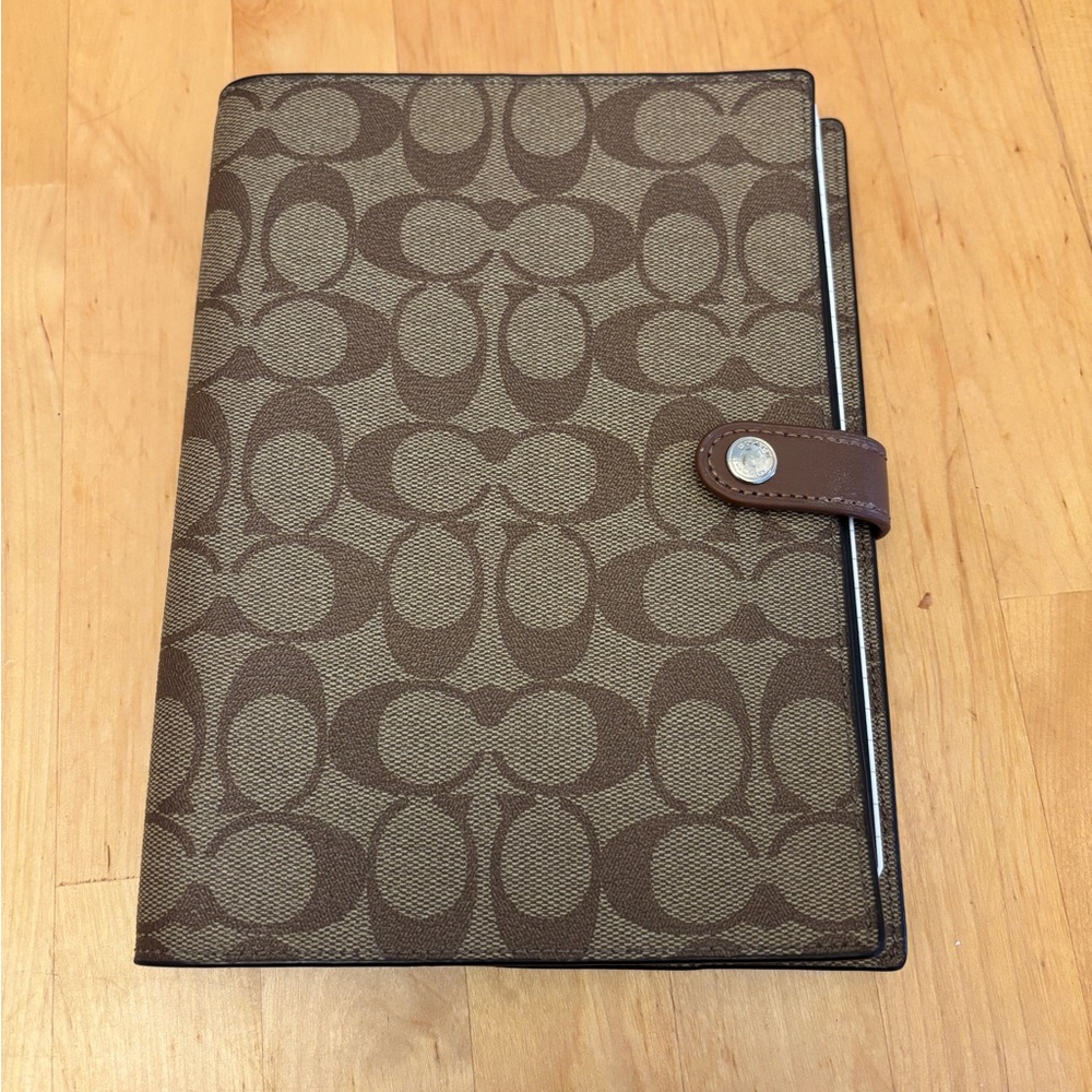 Coach Notebook In Signature Canvas